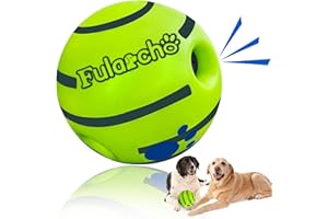 TAUCHGOE 5.51" Balles de Chien Jouets interactifs Chiens Hurlant Balles de Chien Indestructible Chiens Jouets durables Balles de Chien à l'intérieur et à l'extérieur