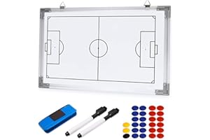 Holzsammlung Tablero Táctico de Fútbol Pizarra Tactica Futbol Magnetica Tablero Entrenamiento