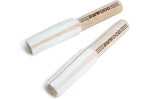 BMWOOD MT2 Cleaner, Made of wood, Used to clean MT2 spindle inside taper space: wood lathe headstock and tailstock spindles