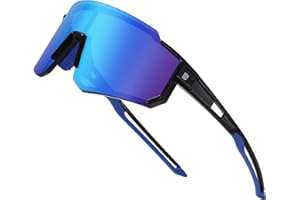 DUCO Polarisierte Sport Sonnenbrille für Herren Damen UV400 Schutz Baseball Radfahren Laufen Fischen Sonnenbrille DC0068
