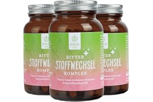 ‎BITTERLIEBE BitterLiebe® Bitter Stoffwechsel Komplex - 90 hochdosierte Kapseln mit Cholin, Zink, Vitaminen & Bitterstoffen - Für einen normalen Fett- und Energiestoffwechsel - Vegan & Made in Germany