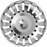 &Ccedil;&ouml;pmak 8 cm Paslanmaz &Ccedil;elik Lavabo Evye Gider S&uuml;zgeci Sifon Uyumlu Dayanıklı Filtre