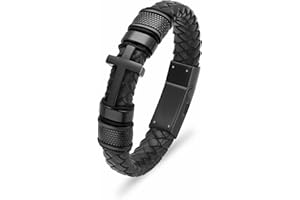 Minicremation Bransoletka z urną kremacyjną, na popiół, prawdziwa skóra, zapamiętywanie, biżuteria, urna, bangles, medalion, bransoletka keepsake, dla mężczyzn