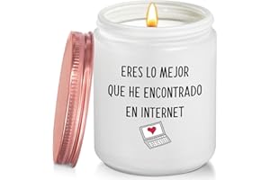 Coldbling Regalos para Ella, Regalos para tu Novia Originales, San Valentín Regalo, Regalo Aniversario, San Valentín Velas, Regalo Cumpleaños, Regalos de Velas para Novias, Vela de Lavándula(200g)