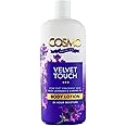 Cosmo Beaute Velvet Touch Perfumed Body lotion 750ml, For Men & Women, Moisturizing, Soft Fragrant Skin, French Rose, Almond Oil, 24 Hours Moisture, For All Skin Types, Face & Body, Beauty Lotions