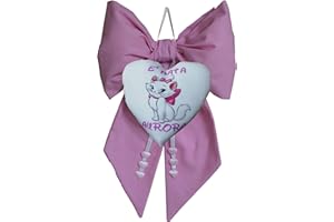 NEO MAMMA L'INIZIO DI UN AMORE CHE NON HA FINE. Fiocco Nascita Bimbo Personalizzato con Nome e Disegno, un Regalo per Celebrare questi Momenti Preziosi (Rosa)