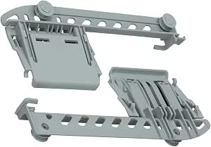 SPARES2GO cestello superiore Rack regolatore di altezza per Whirlpool  Lavastoviglie (Confezione da 2) : Amazon.it: Auto e Moto