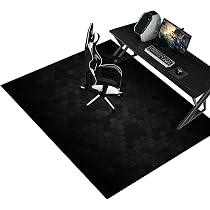 Tapis De Protection Pour Chaise De Bureau - 100x120 Cm, Antidérapant, Réduction Du Bruit - Protège Sols Durs Et Moquette