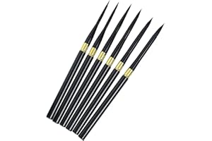 ‎ARTGOTO ARTGOTO 6er Malen nach Zahlen Erwachsene Pinselset Acrylfarben,Premium Reisen Feine Detail Acryl Pinsel Set für Aquarellpinsel,Gouache,Ölgemälde,Wasserfarben,Modellbau,Miniatur