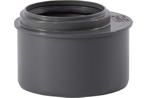 Ostendorf HTsafe Reduktion kurze Ausführung DN 110/75 mm HT-Rohr, grau