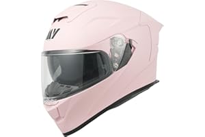 MY Motorrad Integralhelm Vollvisierhelm Mopedhelm mit Sonnenblende für Damen Herren,ECE 22.06 Genehmigung,Modell MY-936