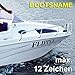 Produktbild Bootsname // 10 Farben und Schriften zur Auswahl // Höhe: 100mm