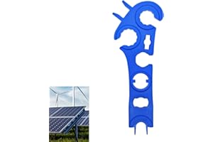 Erioscar Strumento solare 8 in 1, chiave inglese per spina solare MC4, strumento di manutenzione per impianti fotovoltaici