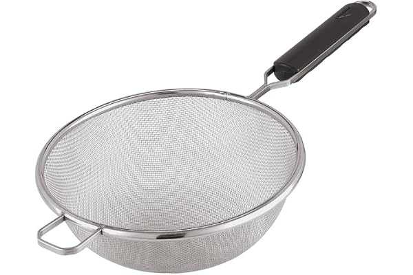 Paderno Passoire Maille DanDiBo Ambiente 12622–18, 18 cm, Manche ABS, Acier Inoxydable