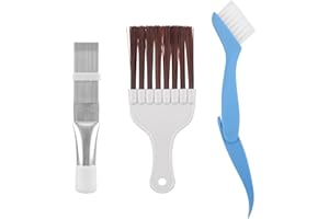 BRISKORE Kondensator Kamm Trockner Reinigungsbürste, 3 Stück, Lamellenkamm Trockner Reiniger Trockner Bürste Reinigung, Klimaanlage Kondensator Flosse Zur Reinigung von Kühlschränken, Verdampfern usw