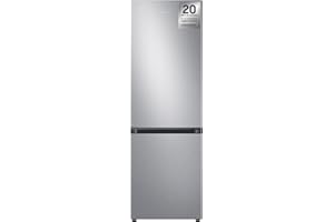 Samsung Frigorífico Combi AI 185cm Balda Botellero 344L Clase D Inox RB34C602DSA/EF [Clase de eficiencia energética D]