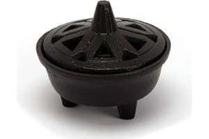 NATIVE SPIRIT Porta-Incienso de Hierro Fundido en Forma de Loto