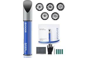 EVOOOR Pintura de Reparación para Llantas de Tesla Con Kit de Rayaduras en Bordillo (Gunpowder para Modelo 3 20''/Y 21''/S 21''/X 20''/S 22'')