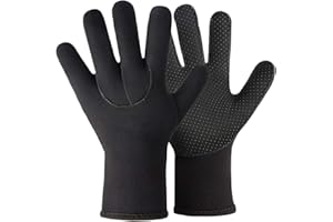 iEasey Ultimate Wetsuit Gloves 3mm Thick Neoprene Scuba Gloves Thermal Anti-slip Diving Gloves Snorkeling Kayaking Sailing Gloves Paddle Surf Swim Water Sports Gloves