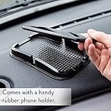 Flappi Duck Premium Rücksitz-Organizer für Kinder | Tablet-Tasche: 27.5cm | Geräumige Rücklehntasche für Reise-Utensilien und Spielzeug | Leicht abwaschbarer Rücklehnenschutz | Rücksitztasche fürs Auto (Schwarz) - 7