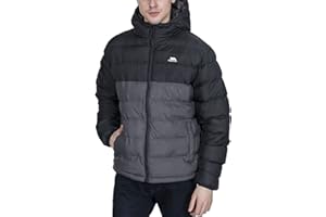 Trespass Mens Oskar Insulated Padded Quilted Hooded Jacket