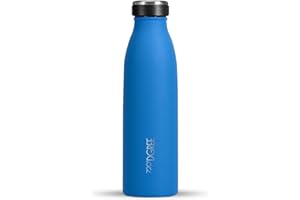 720°DGREE Borraccia termica 500 ml "milkyBottle" - Senza BPA, Prova di Perdite - Bottiglia acqua termiche in acciaio inox - Borracce perfetto per bevande calde, fredde, Bambini, Bambina, Scuola