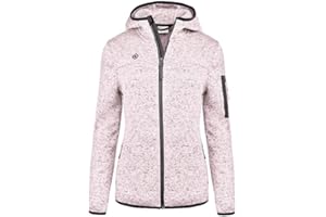 Izas - Chaqueta Polar para Mujer - Chaqueta con Cierre y Bolsillos de Cremallera - Chaqueta Térmica de Capucha de Rápido Secado - Ideal para Actividades al Aire Libre - Alder