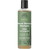 Urtekram Shampoo Wild Lemongrass, Normal Hair 250 ml | COSMOS ORGANIC certified by Ecocert Greenlife; With aloe vera; provide