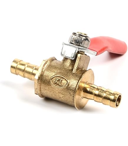 Vanne à Boisseau Sphérique Rapide – Raccord Cuivre 6 Mm Pour Air, Eau, Gaz, Huile