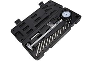 YANMIS Indicador de calibre Indicador de calibre, calibre de diámetro interno Herramienta de medición de alta precisión de aleación de aluminio 50-160 mm para medición comparativa(50-160mm)