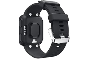 CHAINFO Bracelet de Montre Homme et Femme compatible avec Garmin Forerunner 35 / Forerunner 30, Ajustable en Silicone Souple et Robuste, Grand Choix de Couleurs