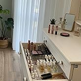 Mod&uuml;ler Organizer Set &Ccedil;ekmece İ&ccedil;i Dolap İ&ccedil;i D&uuml;zenleyici Organizer Kristal (6'lı Set)