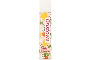 Bristows Classic Original Dry Shampoo, Citrus Fragrance, Refreshes Hair Between Washes, Absorbs Excess Oil Without Drying Out Hair and Scalp, Vegan Friendly, 200 ml