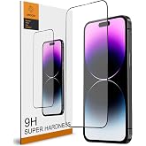 URUCHI iPhone 14 Pro Max Anti-Statik Ekran Koruyucu, HD Tam Kapsamlı Ekran Kapağı Cam Filmi