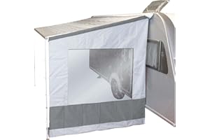 ‎BO-CAMP Bo-Camp - Side wall for caravan awning - Universal - Grey
