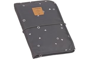 LÄSSIG Baby Sac à couches avec matelas à langer pour les déplacements/Changing Pouch Universe anthracite