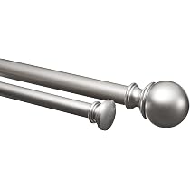 2 Supports De Tringle à Rideaux Pour Plafond – Aluminium, Blanc – Pour Barres De 20mm à 25mm – Réglables