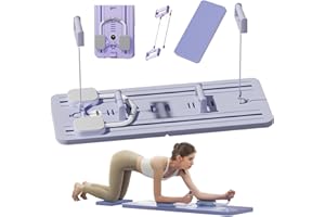 EFGETD Upgraded Ab Roller Wheel Training Board with Elbow Support, Automatic Rebound Abdominal Board Core Trainer Ab Exercise Machine Home Workout Equipment