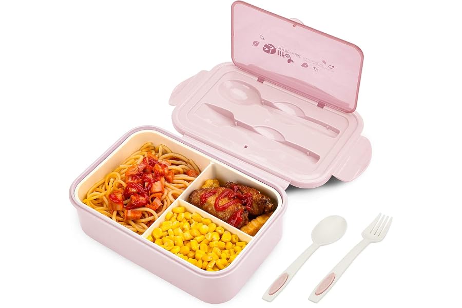 BIBURY Fiambrera, caja bento a prueba de fugas para niños