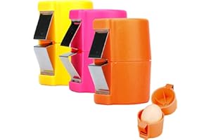 LUWOMENRE Outil De Casse-œufs,3 Pièces Ouvre-coquilles D'œufs,Outil De Craquage De Coquille D'œuf,Séparateur De Coquilles D'œufs Portatif,Outils De Cuisson De Cuisine