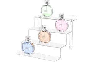 Janaden Présentoir Acrylique Étagère pour Figurines Funko Pops, Amiibos, Nendoroid, Support Transparent à 4 Étapes pour Collection, Parfums, Cupcake ou Maquillage (30.48x27.94x25.15cm)