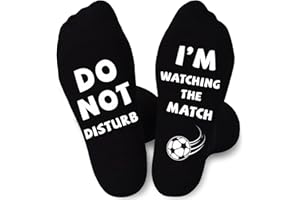 Cirorld Funny Socks Men, Funny Football Gifts for Men, Valentines Gifts for Him, Non-Slip Combed Cotton Mens Novelty Socks 1 Pair, Christmas Birthday Novelty Present Husband Dad Brother, Size 6-11