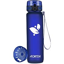 Gourde Sport AORIN 500ml/1L - Sans BPA, Anti-fuite - Parfaite Gym, Randonnée, Bureau