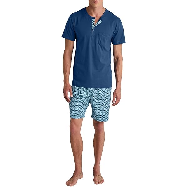 Pigiama Uomo CALIDA Relax Imprint | Comodo E Morbido | 100% Cotone - Foto 5