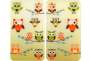 Wenko 2521501500 Universal cooker cover for all types of hobs, tempered glass, set of 2