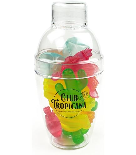 ORION Bunte Eiswürfel Aus Kunststoff – 20 Stück, Fruchtformen, Wiederverwendbar