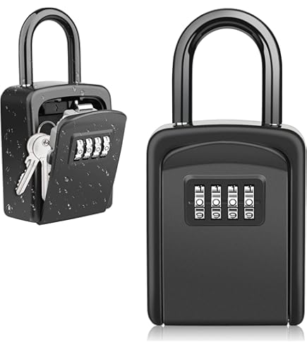 Schlüsselsafe Zur Wandmontage - Wasserdicht, 4-stelliger Code, Für Schlüssel & Kleine Wertsachen