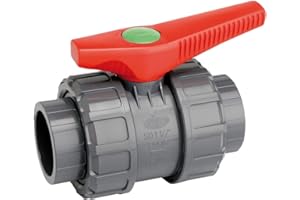 Jimten 52568 - Válvula esfera pvc desmontable 50 encolar