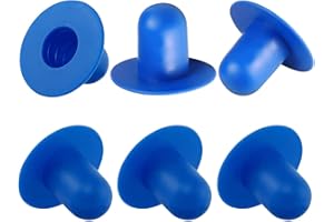 Anreixx Pool Wall Plugs Replacement, Above Ground Pool Fitting Filter Pump Plugs Strainer Hole Plug Stopper Compatible with Intex and Bestway, 6 Pieces