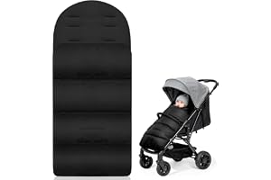 AOOWU Universell fotmuff, fotmuff för barnvagn, vintervagn, fotmuff för baby, vindtät vattentät småbarn mysiga tår för barnva